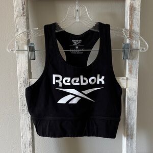 Reebok Black Athletic Sports Bra
